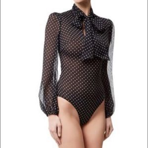 Agent Provocateur Pennie silk Bodysuit size 2